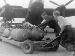 1000lb bombs are loaded into late production Lancaster B.Mk.1 LL804 BH-F of 300 Squadron in August 1944 (ww2images.com A09924)